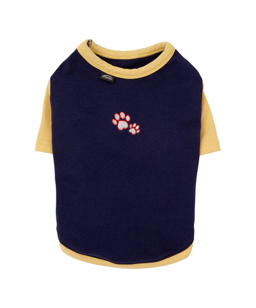 EMIS EMIS Pet Ringer Tee - Navy/Yellow (Size 2XL)