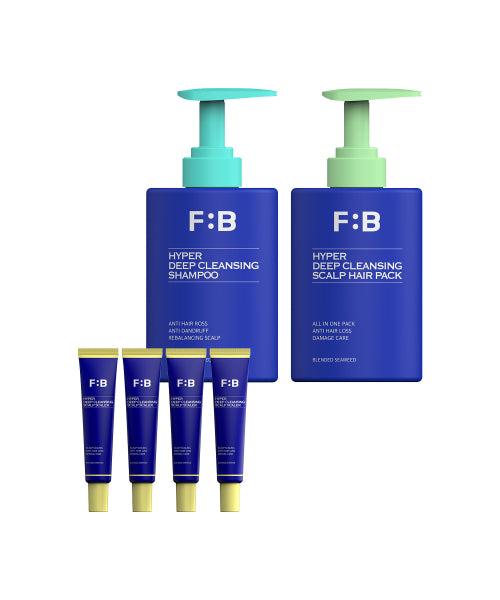 FOR BEAUT [Set composition] Hyper deep cleansing shampoo + scalp hair pack + scaler set