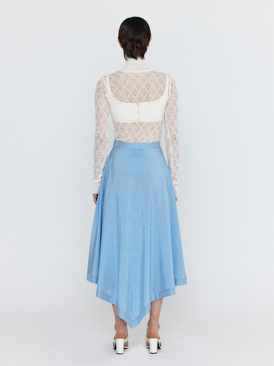 EENK EENK WOLIKA Skirt - Skyblue Stripe