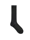 MATIN KIM MATIN KIM SHEER GLITTER CREW SOCKS IN BLACK