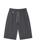 MATIN KIM MATIN KIM Side Taping Bermuda Pants Charcoal