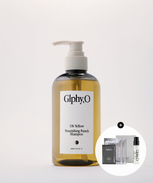 GLPHY,O Oh Yellow Nourishing Punch Shampoo 300ml + (Free) City Perfume 1.8ml + Sachet 3 types
