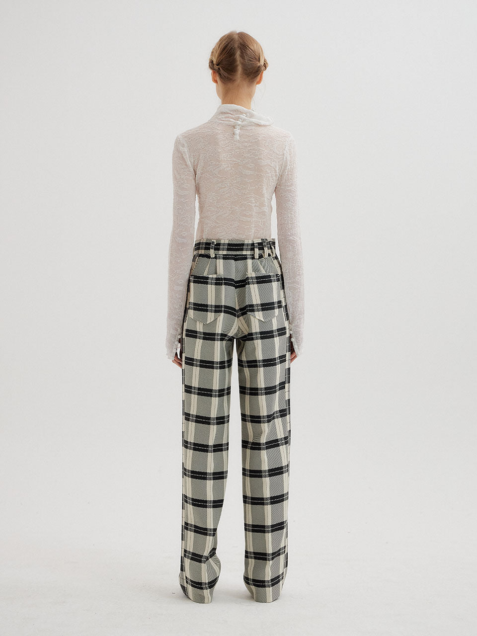 EENK EENK Pants Black/Ivory Check