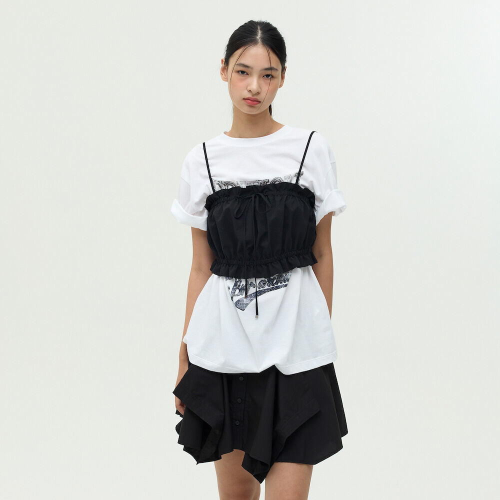 E.B.M (Edition by Michaa) Layered bustier top EMP8ATP130