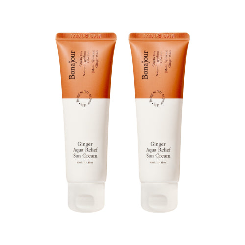 BONAJOUR BONAJOUR Ginger Aqua Relief Sun Cream SPF 50+ (40ml x 2)