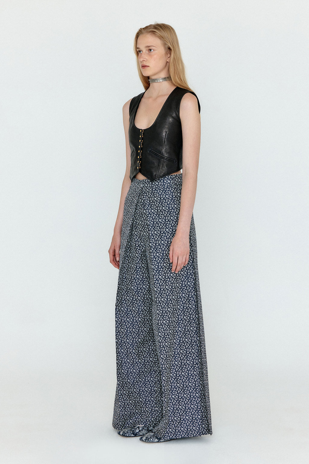 EENK EENK Pants Side-Tuck Wide
