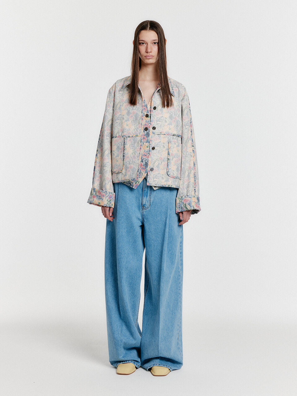 EENK YEON Two-Pocket Single Jacket - Cream