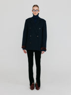 EENK ZEL Double-Breasted Blazer - Navy