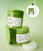 BEPLAIN [2 pieces] 70 mung bean pore clearing filter pads (Giveaway: 10 pads + mung bean cream 20ml)