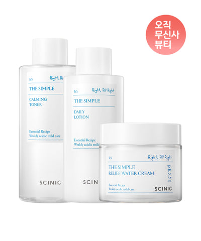 SCINIC Simple Toner Set