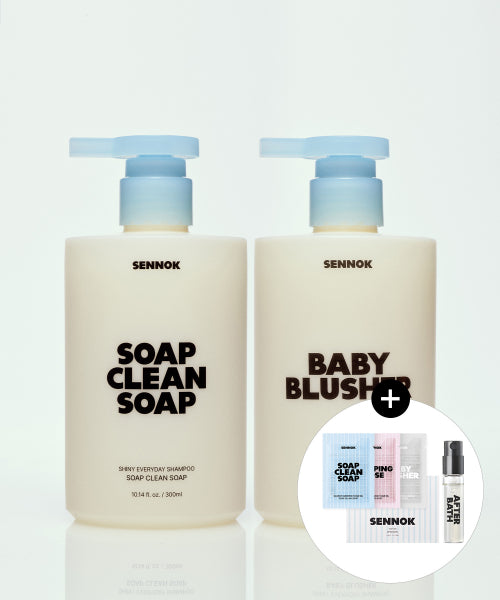 SENNOK Shiny Everyday Shampoo 300ml (Choose 1 of 2 types) + (Free) Perfume 1.8ml + Sachet 3 types