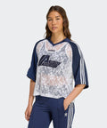 ADIDAS ADIDAS Race Jersey Women - White: Night Indigo