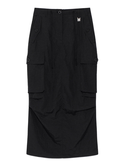 MATIN KIM MATIN KIM Cargo Skirt H-Line