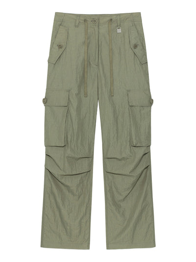 MATIN KIM Cargo Pants Khaki