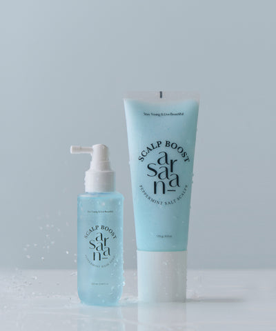 [SET] Scalp Boost Peppermint Salt Scaler 170g + Hair Tonic 100ml