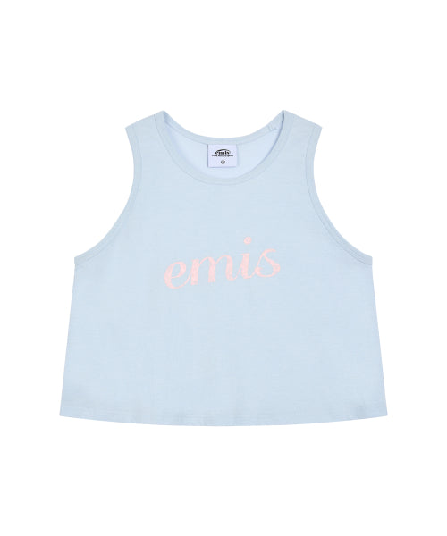 EMIS EMIS Vintage Sleeveless Top - Sky Blue