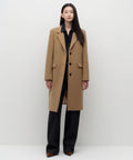 MUSINSA STANDARD WOMAN MUSINSA STANDARD WOMAN Cashmere Blend Chesterfield Coat (Size)