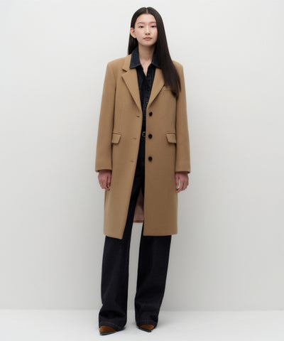 MUSINSA STANDARD WOMAN Cashmere Blend Chesterfield Coat (Size)