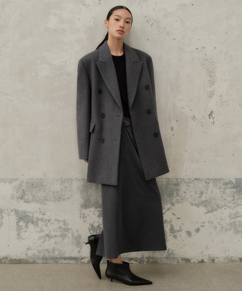 MUSINSA STANDARD WOMAN MUSINSA STANDARD WOMAN Women's Coat Medium Gray