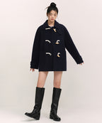 MUSINSA STANDARD WOMAN MUSINSA STANDARD WOMAN Women's Coat Navy