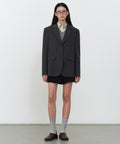 MUSINSA STANDARD WOMAN MUSINSA STANDARD WOMAN Boxy Blazer Gray