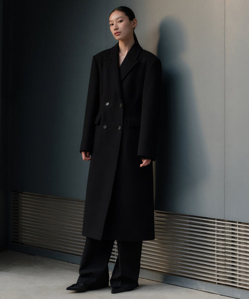 MUSINSA STANDARD WOMAN MUSINSA STANDARD WOMAN Women's Coat Cinched Double Long
