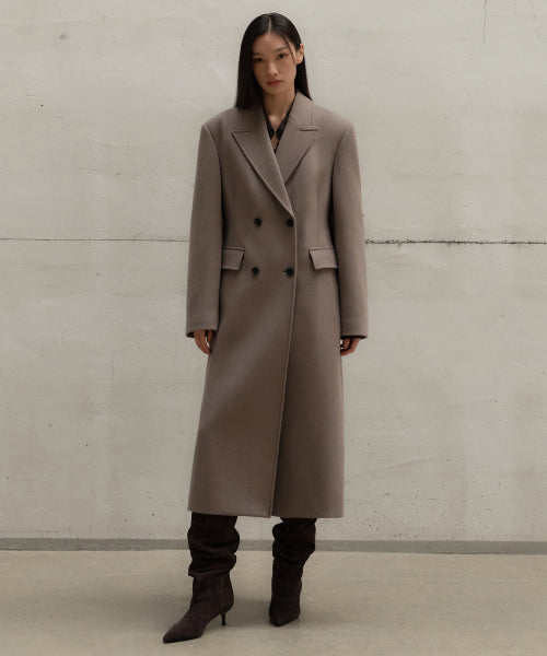 MUSINSA STANDARD WOMAN MUSINSA STANDARD WOMAN Women's Coat Cinched Double Long