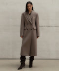 MUSINSA STANDARD WOMAN MUSINSA STANDARD WOMAN Women's Coat Cinched Double Long