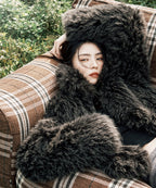 MUSINSA STANDARD WOMAN MUSINSA STANDARD WOMAN Women's Fake Fur Zip-up Jacket [Brown]