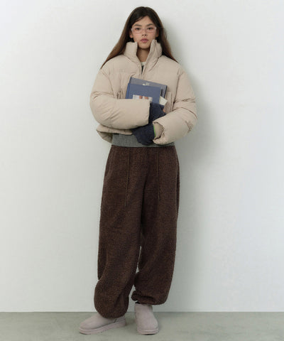 MUSINSA STANDARD WOMAN Women's Bookle Fleece Parachute Pants [Size S]