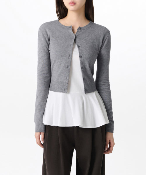 MUSINSA STANDARD WOMAN MUSINSA STANDARD WOMAN T-Shirt Slim Flare Long Sleeve [White]