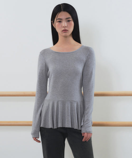 MUSINSA STANDARD WOMAN MUSINSA STANDARD WOMAN T-Shirt Medium Gray