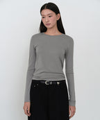 MUSINSA STANDARD WOMAN MUSINSA STANDARD WOMAN T-Shirt Medium Gray