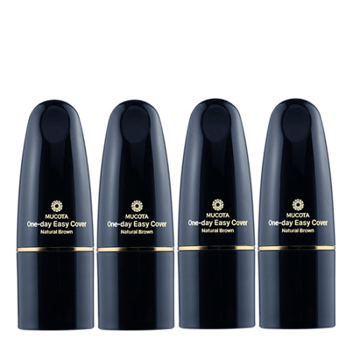 MUCOTA Mukota One Day Easy Cover Gray Stick 4pcs Dark Brown