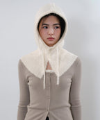 MUSINSA STANDARD WOMAN MUSINSA STANDARD WOMAN Women's Boucle String Knit Balaclava [Ivory]