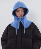 MUSINSA STANDARD WOMAN MUSINSA STANDARD WOMAN Women's Boucle String Knit Balaclava [Blue]