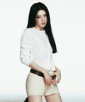 MUSINSA STANDARD WOMAN MUSINSA STANDARD WOMAN Cardigan Essential Round Neck (Ivory)