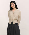 MUSINSA STANDARD WOMAN MUSINSA STANDARD WOMAN Cardigan Light Beige