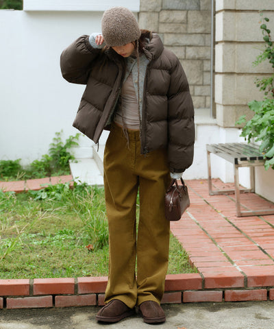 MUSINSA STANDARD WOMAN Women's Wide Corduroy Pants [Olive]