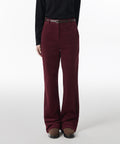 MUSINSA STANDARD WOMAN MUSINSA STANDARD WOMAN Boot Cut Corduroy Pants (Burgundy)