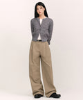 MUSINSA STANDARD WOMAN MUSINSA STANDARD WOMAN Women's Deep Tuck Extra Wide Chino Pants [Beige]