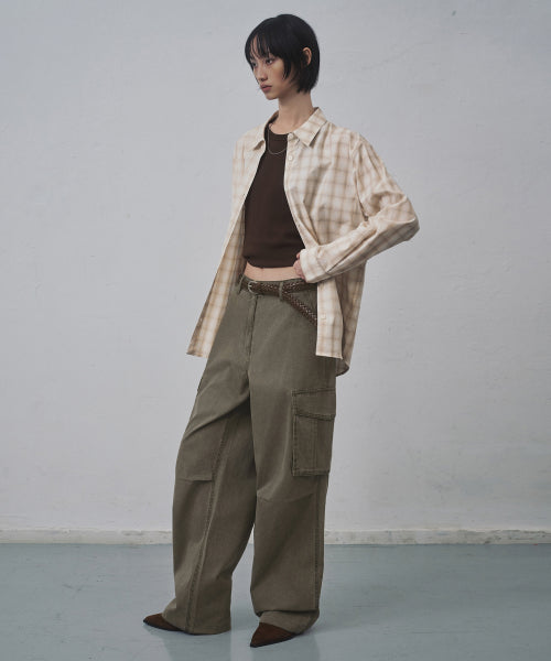 MUSINSA STANDARD WOMAN MUSINSA STANDARD WOMAN Women's Pants Dusty Khaki