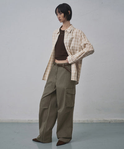 MUSINSA STANDARD WOMAN Women's Pants Dusty Khaki