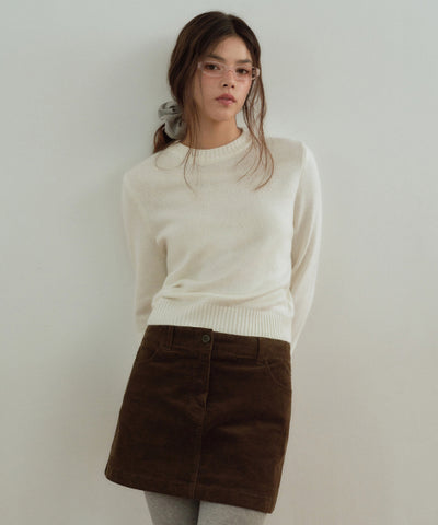MUSINSA STANDARD WOMAN Skirt Low Rise Mini Scotts (Brown)