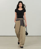 MUSINSA STANDARD WOMAN MUSINSA STANDARD WOMAN Women's Curved Chino Pants Beige