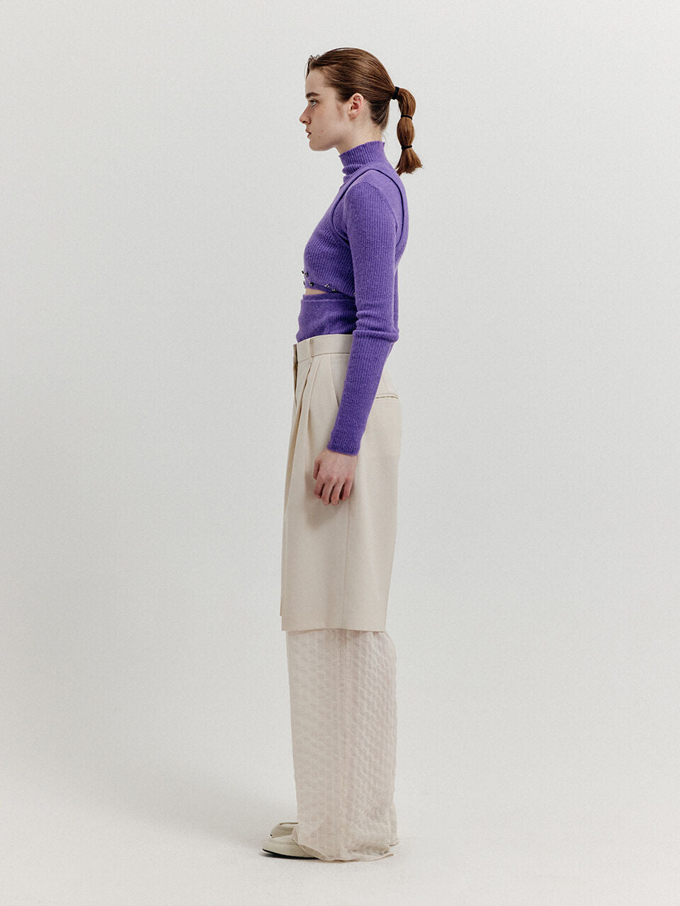 EENK EENK Two-Tuck Pants - Ivory