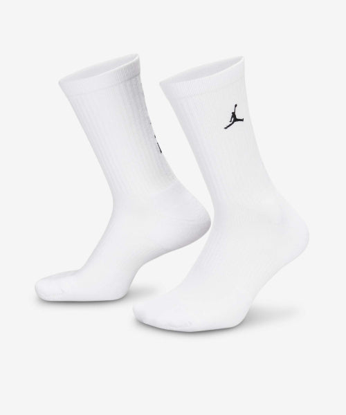 NIKE NIKE Jordan Everyday Crew Socks - White: Black