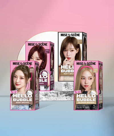 Hello Bubble self-dyeing with long-lasting pretty colors, 22 types, 1 pack