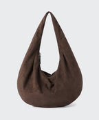 MUSINSA STANDARD WOMAN MUSINSA STANDARD WOMAN Synthetic Suede Rounded Hobo Bag