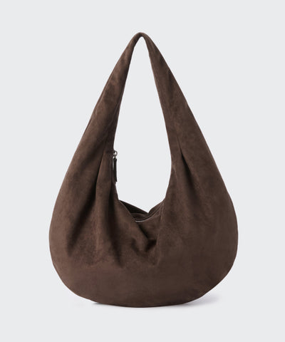 MUSINSA STANDARD WOMAN Synthetic Suede Rounded Hobo Bag